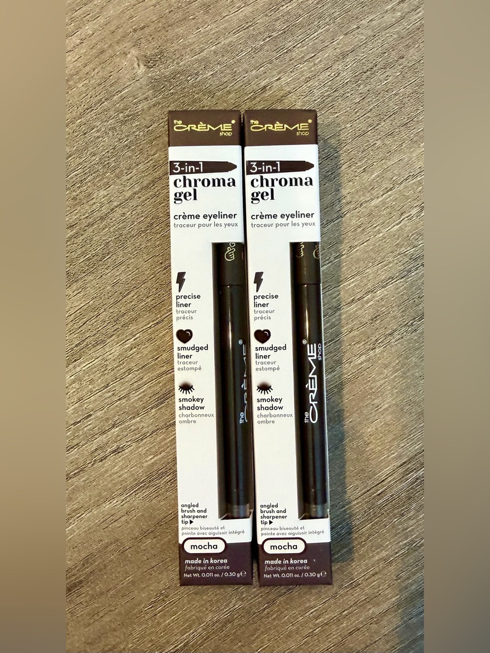 2 Mocha Chrome Gel Crème Eyeliners